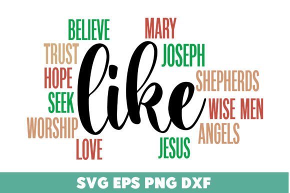 Believe Like Mary Svg Png, Jesus Christm T-Shirt Designs