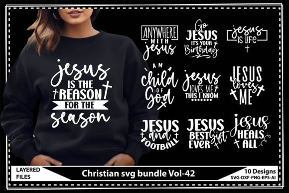Christian Svg Bundle Vol-42 for T-Shirt Designs