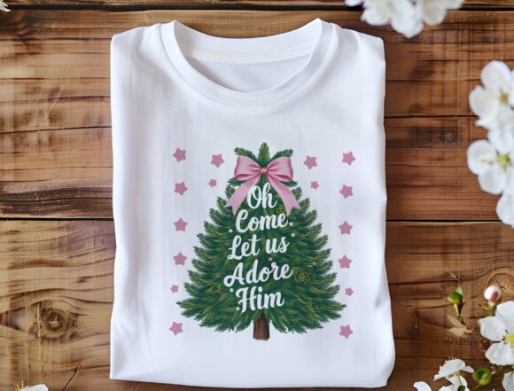 Jesus Christmas Tree Png for T-Shirt Designs