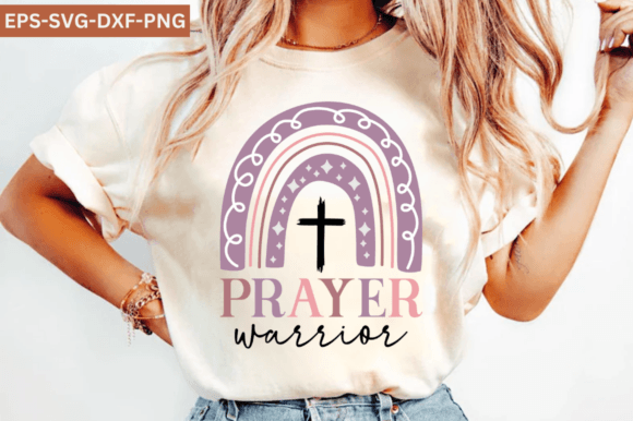Prayer Warrior SVG, Christian SVG for T-Shirt Designs